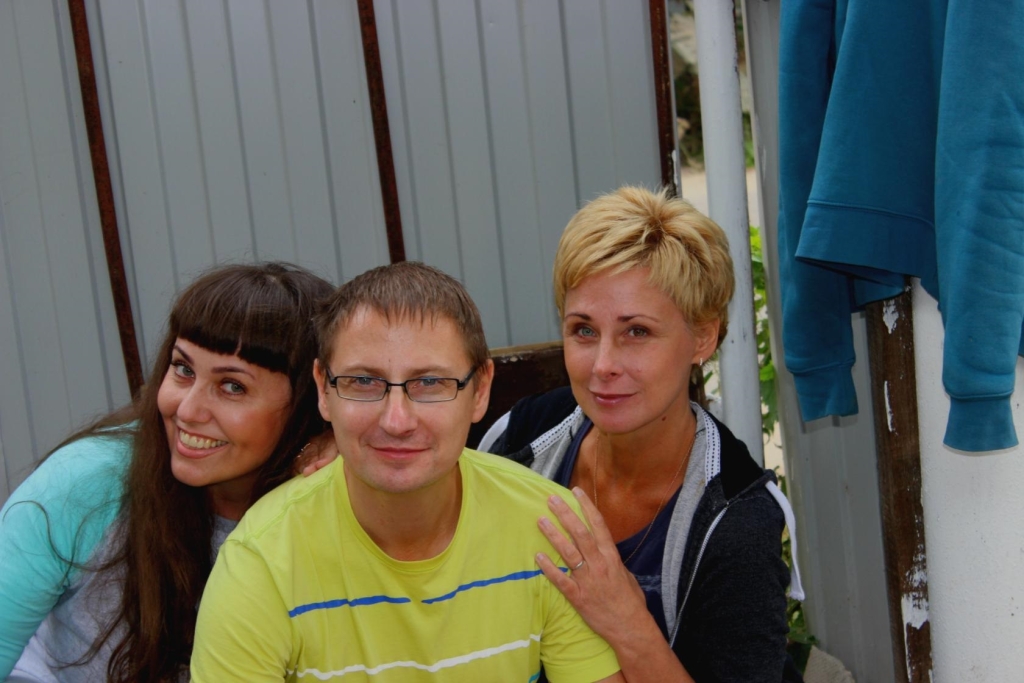 Avec Olga et son mari