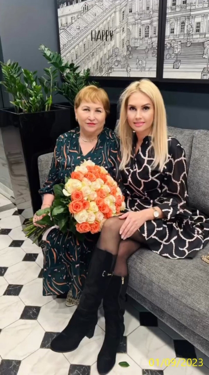 Nurgaisha Avec sa mère