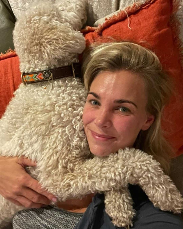 Natalia et son chien Natalia photo
